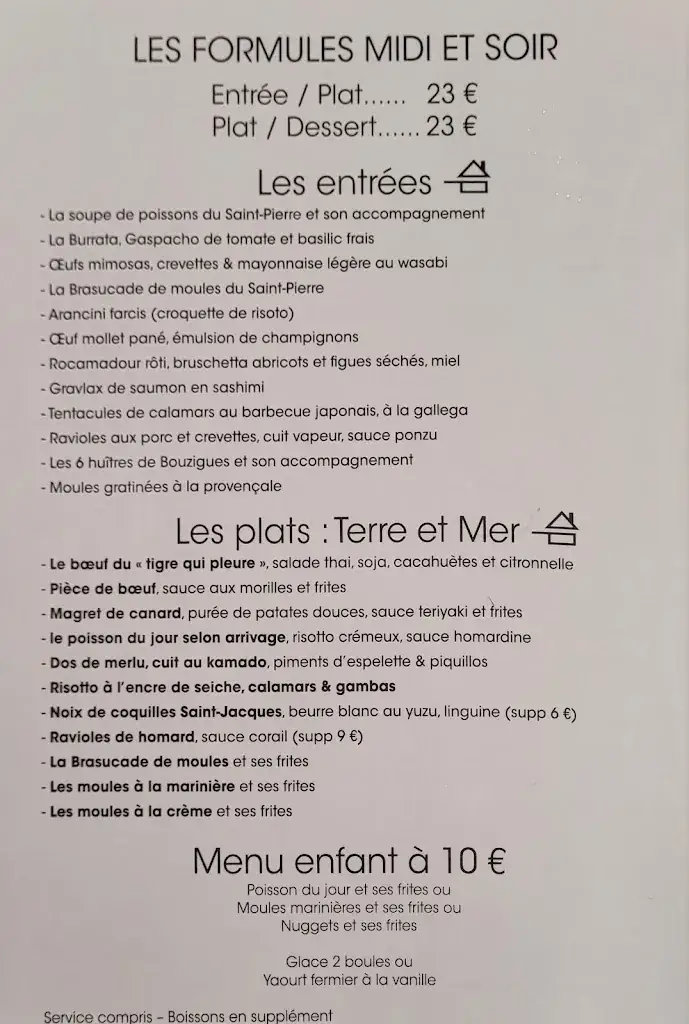 Menu_Le Saint-Pierre | Restaurant Vias_Vias_image_2