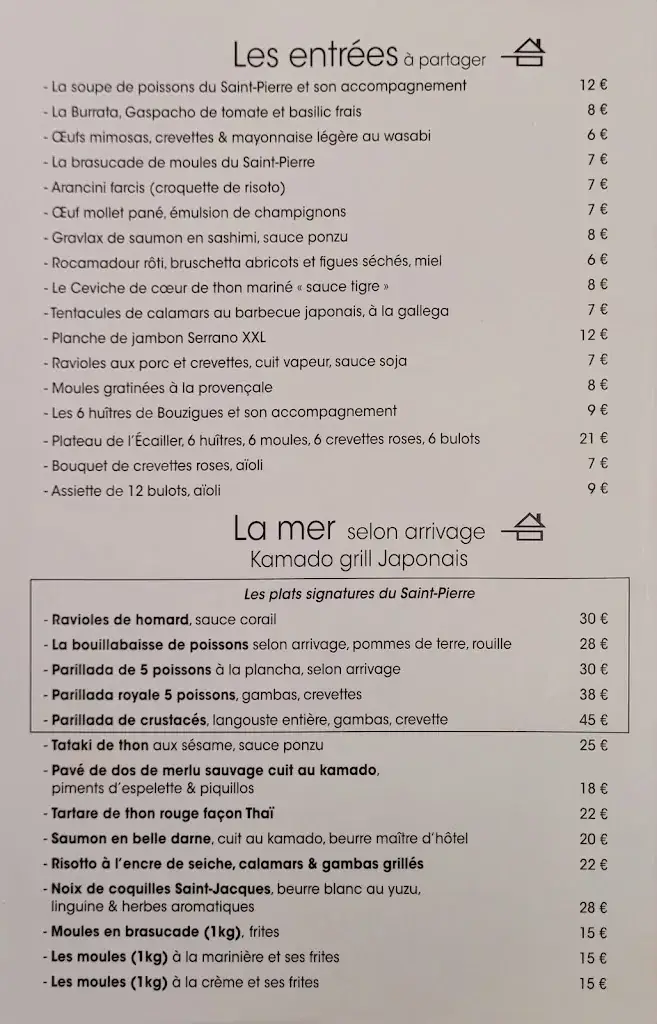 Menu_Le Saint-Pierre | Restaurant Vias_Vias_image_3