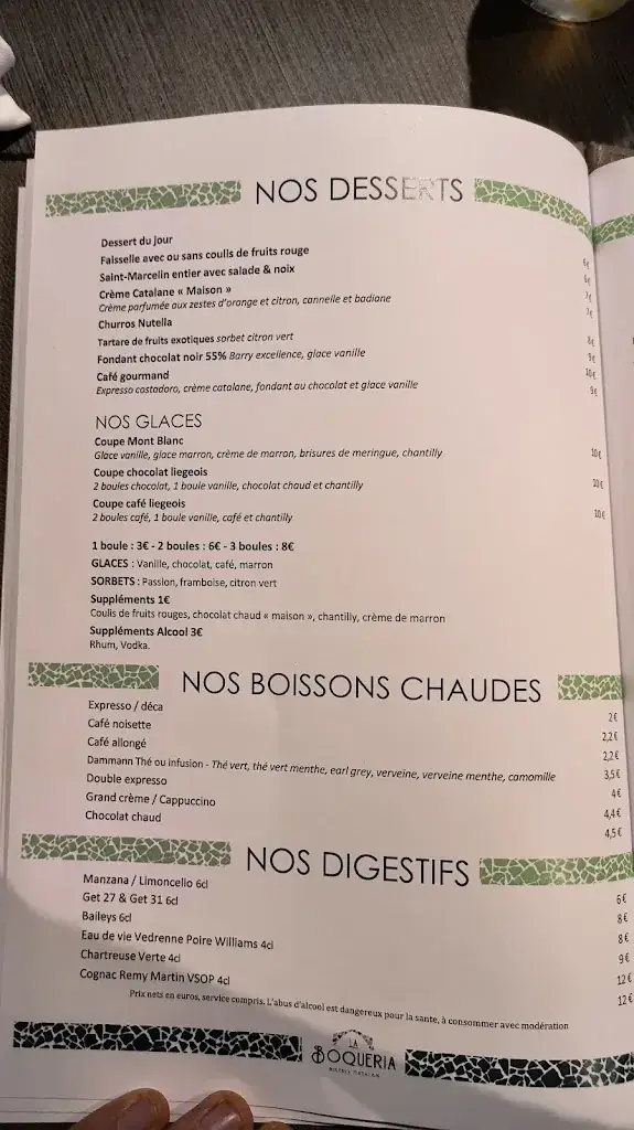 Menu_La Boqueria - Restaurant Catalan & Bar à tapas à Meyzieu_Meyzieu_image_1