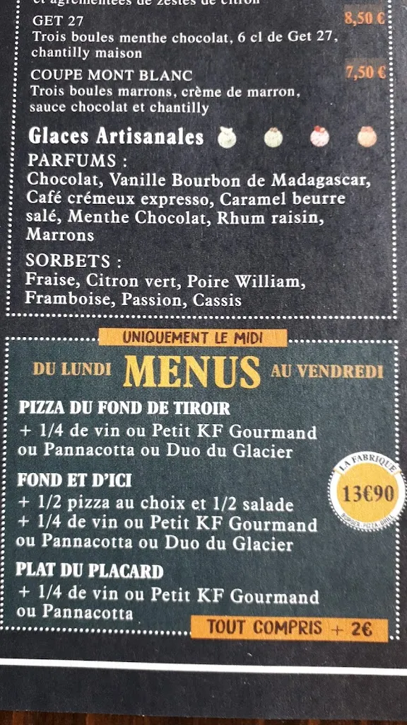 Menu_Le Billot de Léon - Restaurant Burgers Grill Pizzas_Villefranche-de-Lauragais_imagen_1
