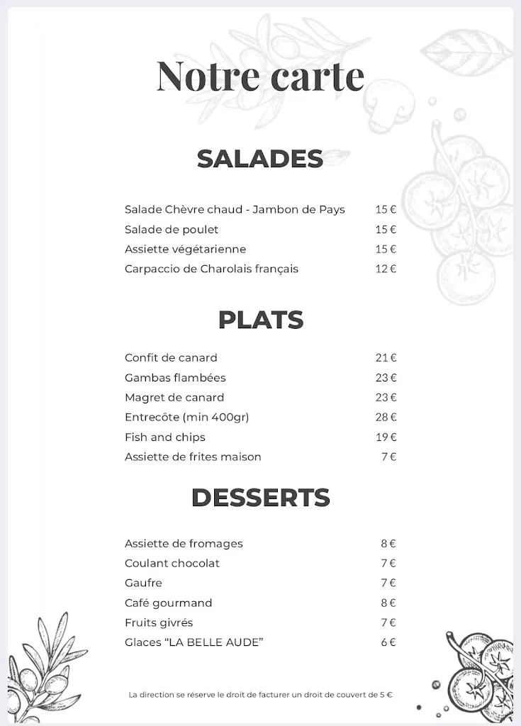 Menu_Chez Bouca Restaurant Pizzeria_Villemoustaussou_image_1