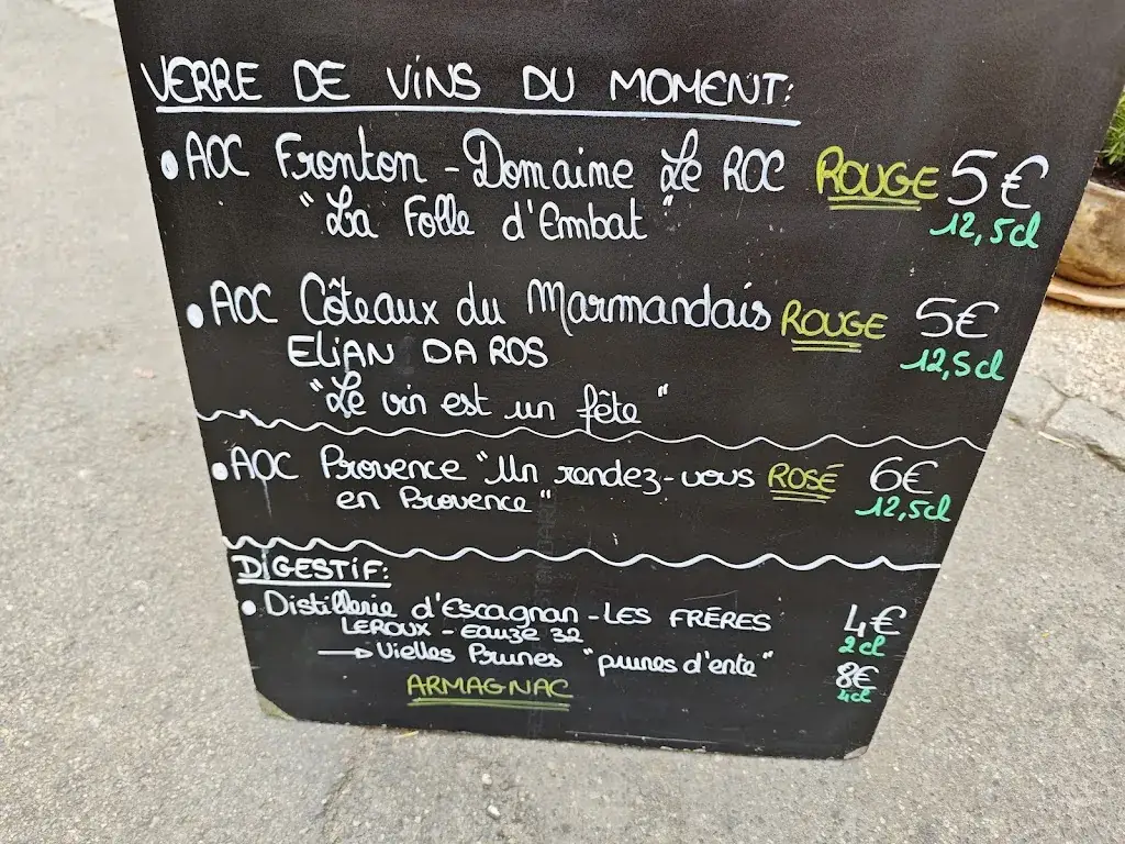 Menu_Le XX Bar à manger_Vic-Fezensac_image_1