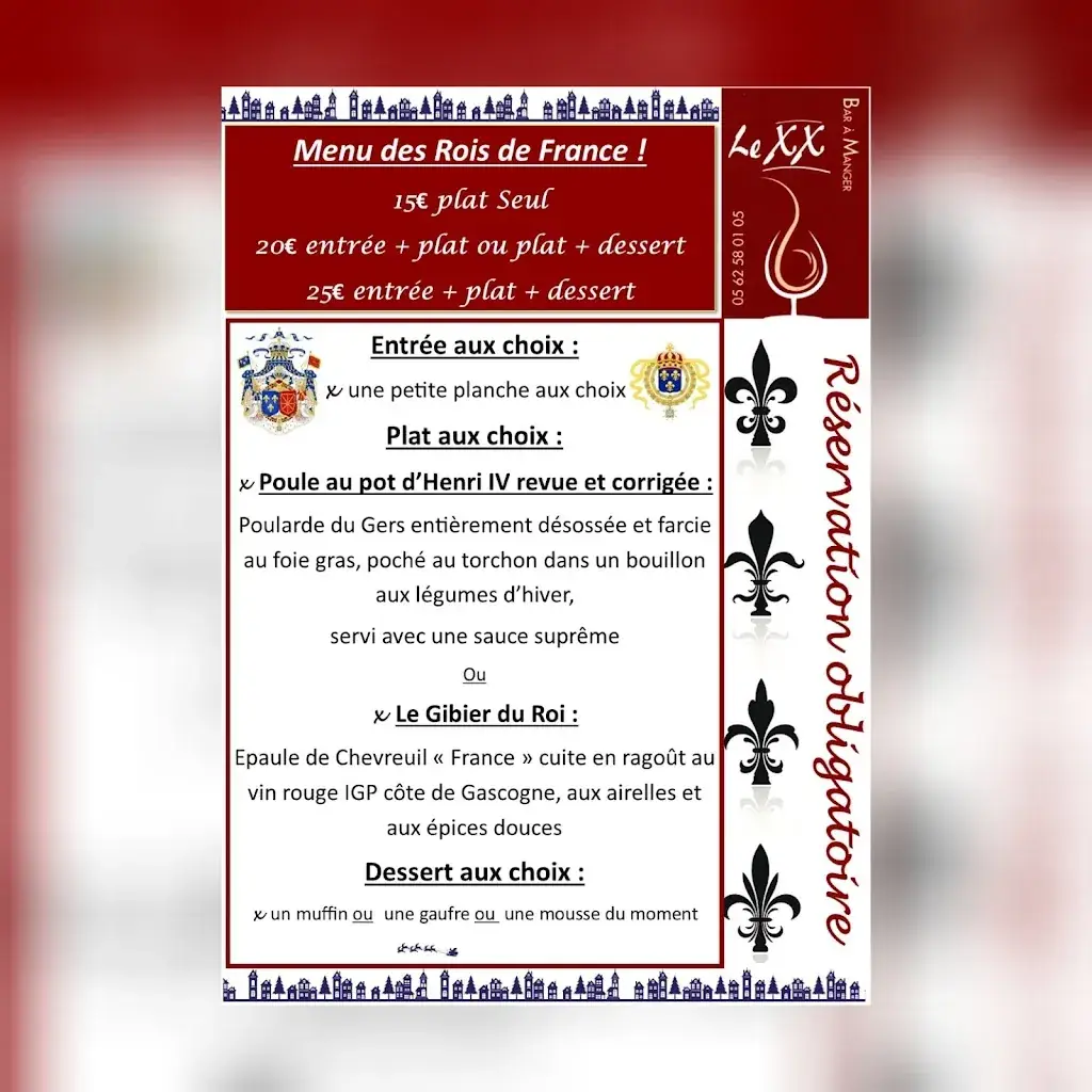 Menu_Le XX Bar à manger_Vic-Fezensac_image_3