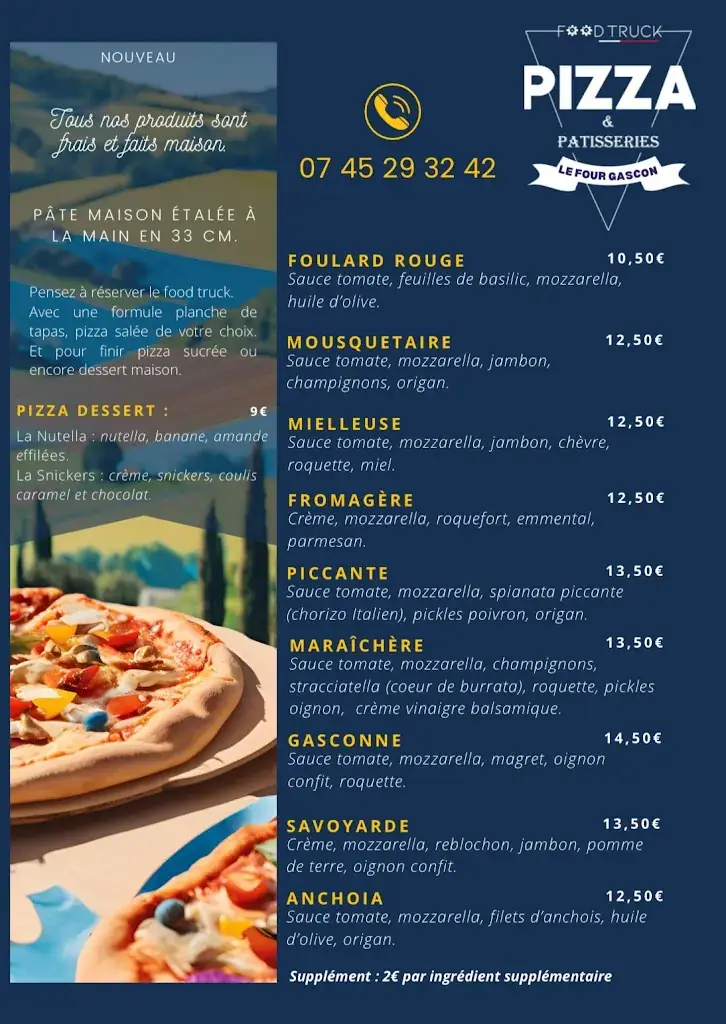 Menu_Le Four Gascon_Vic-Fezensac_image_1