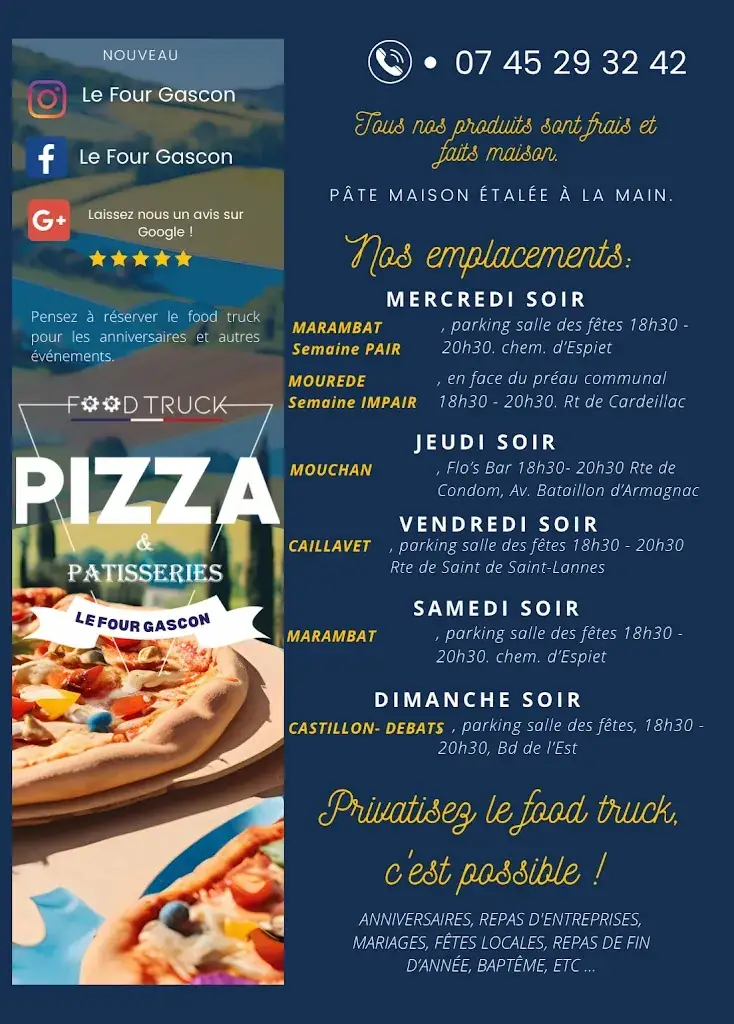 Menu_Le Four Gascon_Vic-Fezensac_image_2