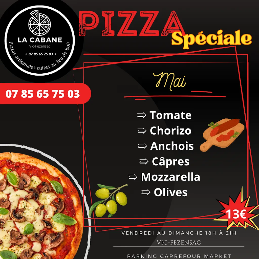 Menu_La Cabane Pizzas à emporter_Vic-Fezensac_image_1
