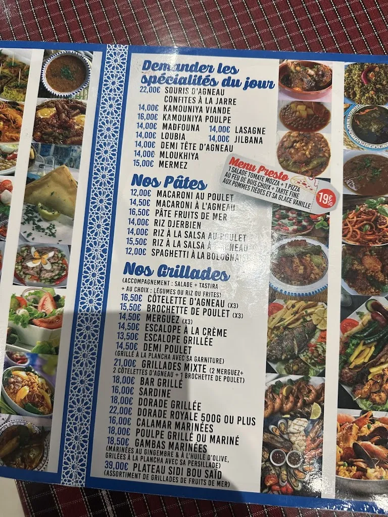 Menu_Dar zeman.(Sidi bousaid)_Meyzieu_immagine_1
