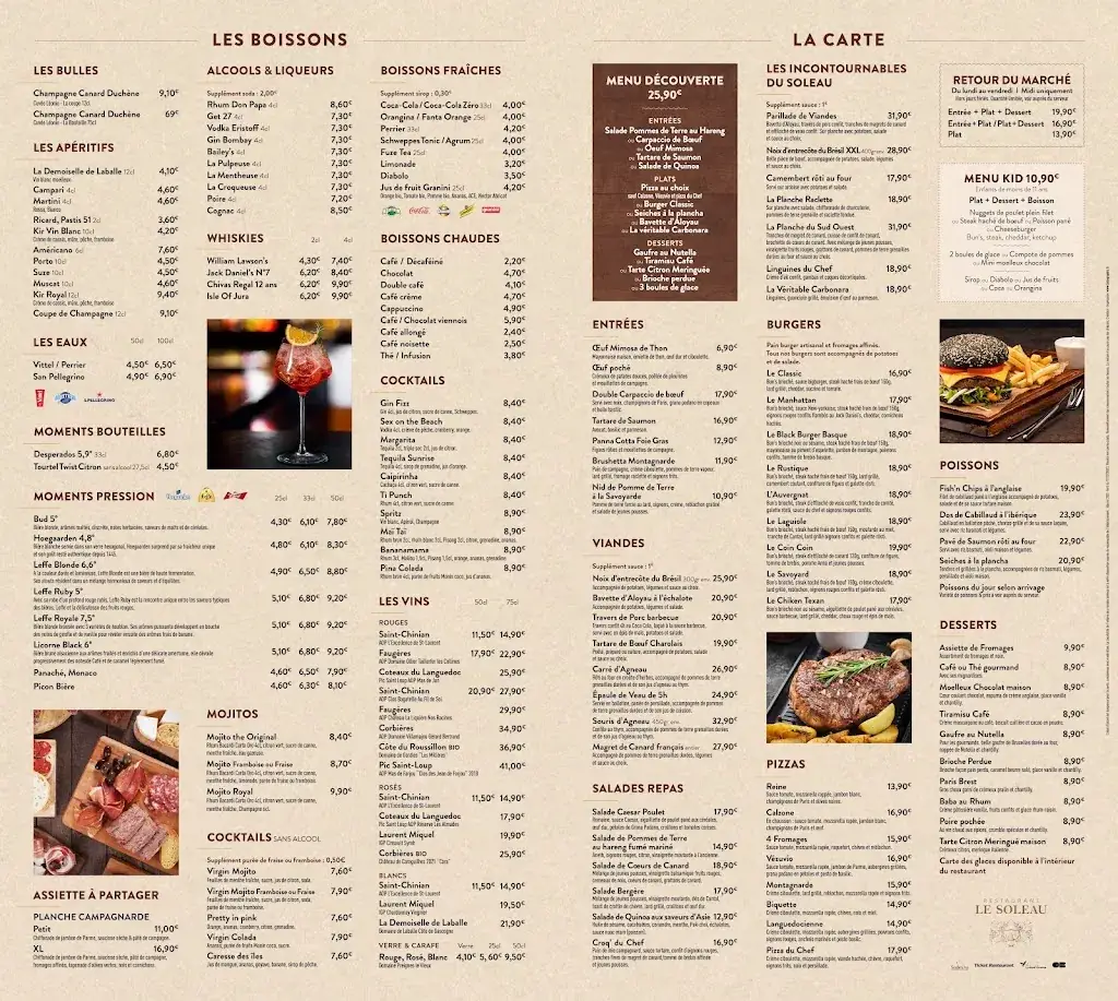 Menu_Le Soleau - Restaurant - Villeneuve-lès-Béziers_Villeneuve-lès-Béziers_image_1