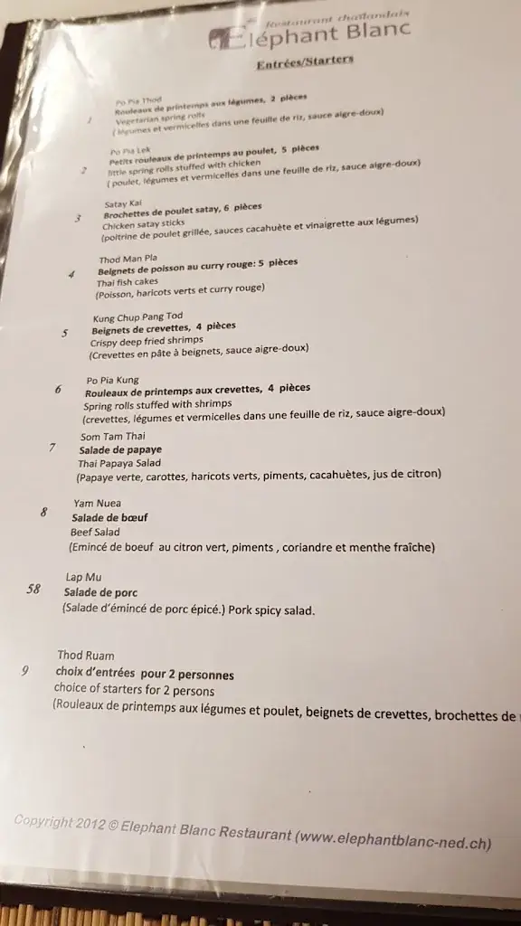 Menu_L'Éléphant Blanc_Villeneuve_image_2