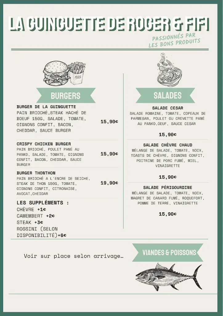 Menu_La Guinguette de Roger et Fifi, Montpellier_Villeneuve-lès-Maguelone_image_1