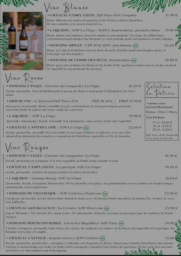 Menu_Chez Pierrot_Vinassan_immagine_4