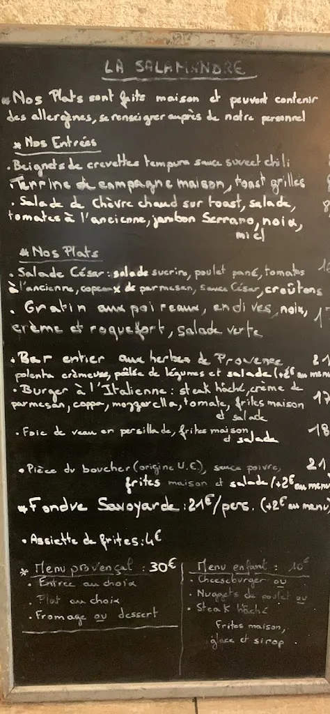 Menu_La Salamandre_Villeneuve-lès-Avignon_immagine_2