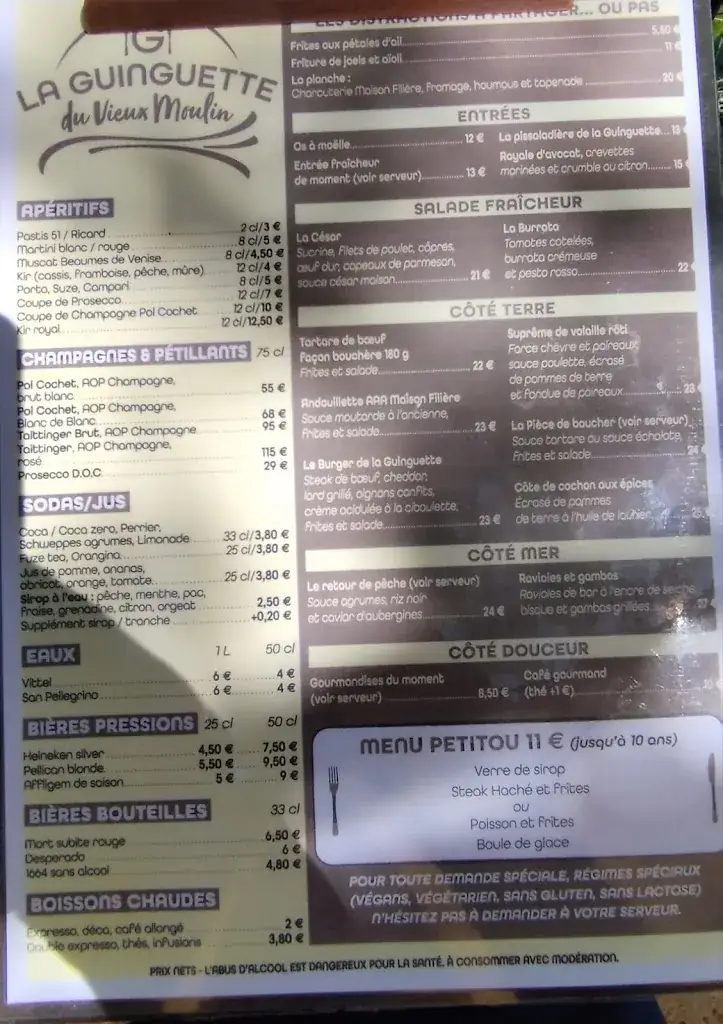 Menu_La Guinguette Du Vieux Moulin - Restaurant Villeneuve-Lès-Avignon_Villeneuve-lès-Avignon_image_3