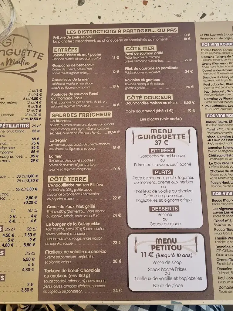 Menu_La Guinguette Du Vieux Moulin - Restaurant Villeneuve-Lès-Avignon_Villeneuve-lès-Avignon_image_4