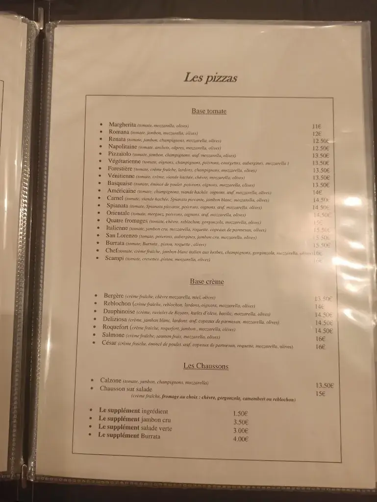 Menu_San Lorenzo Restaurant - Pizzeria_Mions_image_1