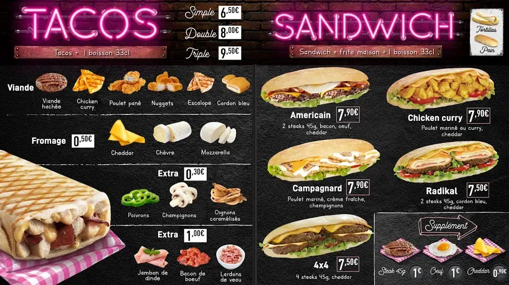 Menu_French Cantine ® - Villepinte I Restaurant autour de moi I Brasserie Halal_Villepinte_image_2