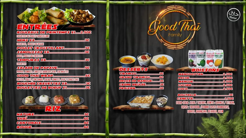 Menu_Good thaï family_Villepinte_immagine_2