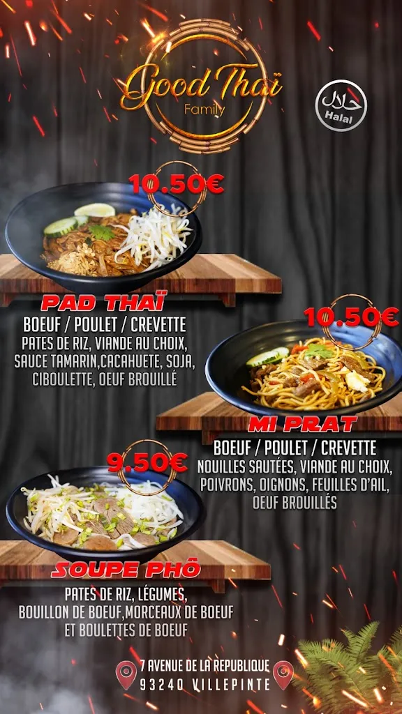 Menu_Good thaï family_Villepinte_immagine_3