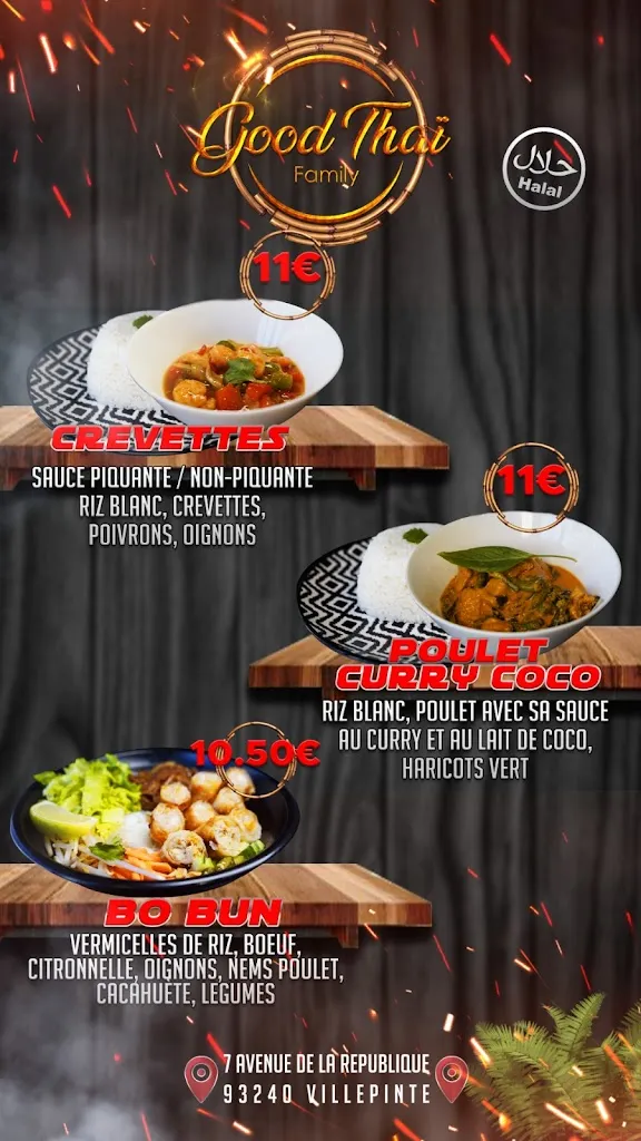 Menu_Good thaï family_Villepinte_immagine_4