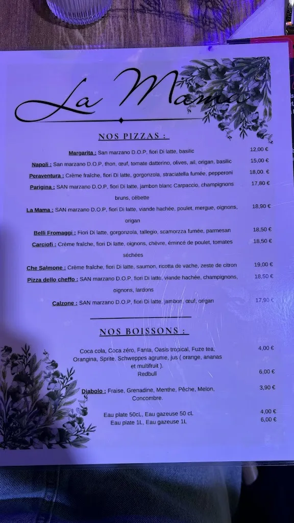 Menu_La Mama_Villepinte_image_3