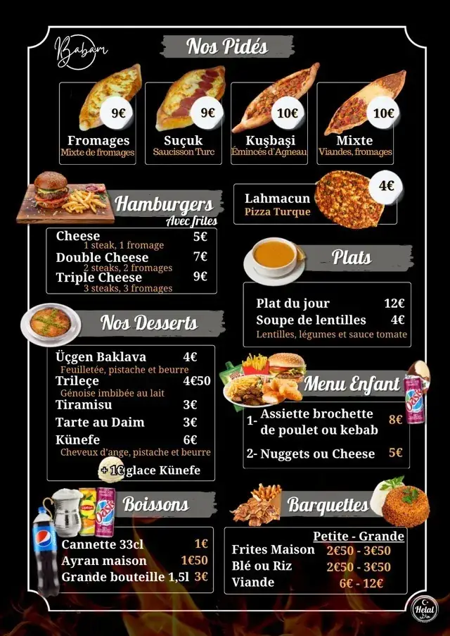 Menu_Babam Döner_Villepinte_image_2
