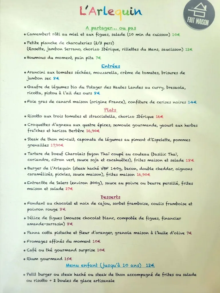 Menu_L'Arlequin_Aigrefeuille-sur-Maine_immagine_1