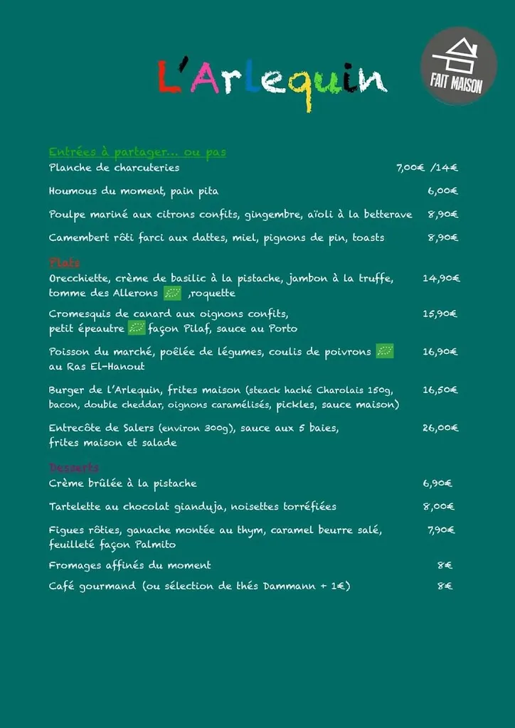 Menu_L'Arlequin_Aigrefeuille-sur-Maine_immagine_4
