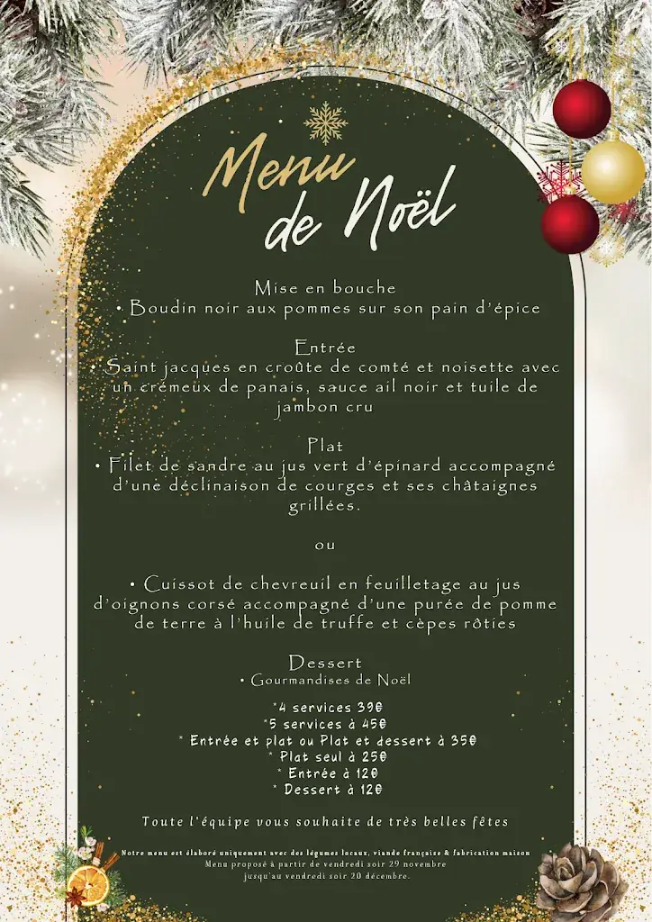 Menu_Restaurant Les Douceurs du Plessis_Plessis-Grammoire_image_1