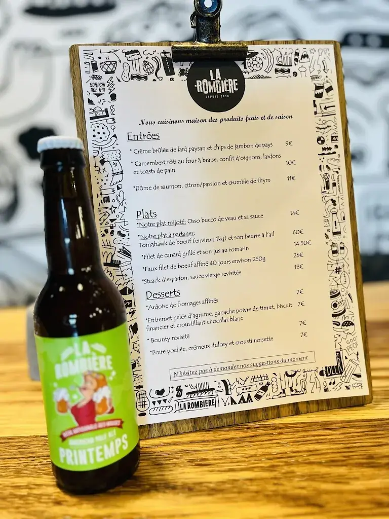 Menu_La Rombière_Beaupréau-en-Mauges_image_1