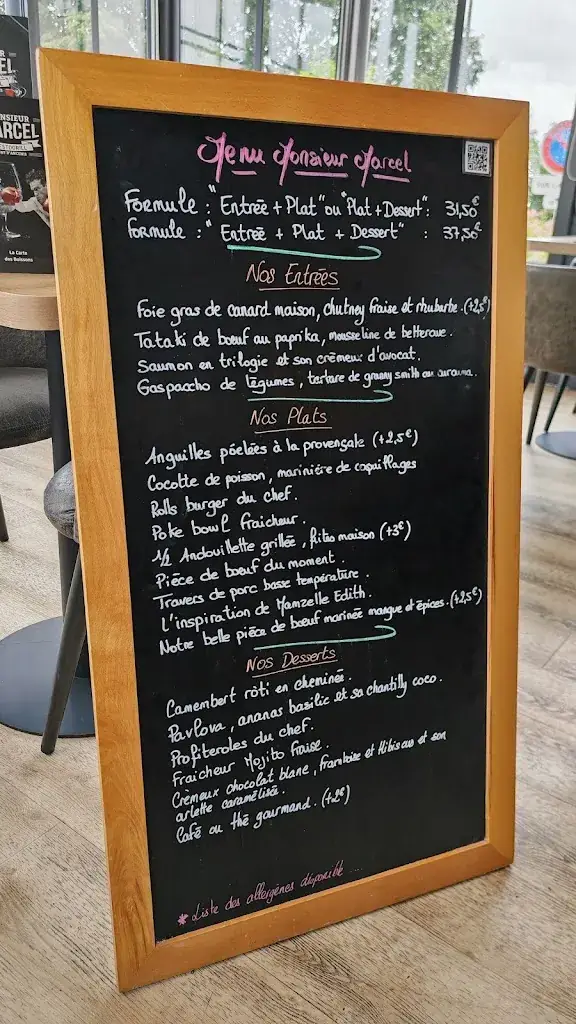 Menu_Monsieur Marcel restaurant grill Ancenis_Ancenis-Saint-Géréon_image_2