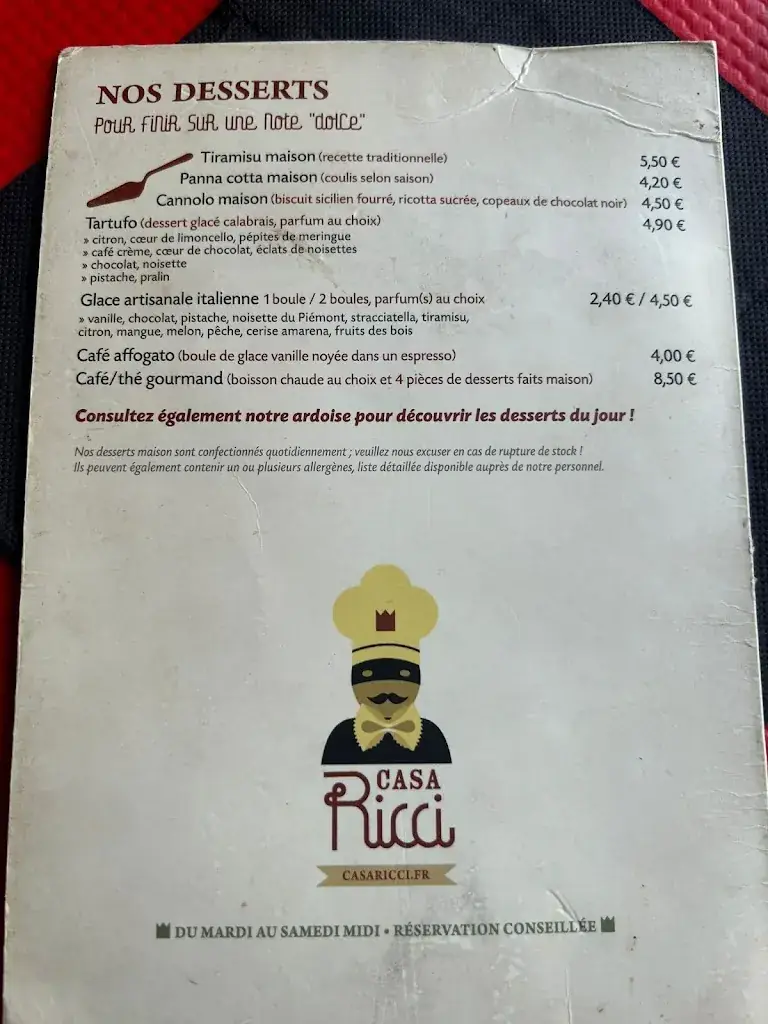 Menu_Casa Ricci_Metz_imagen_1