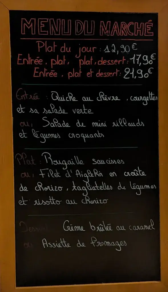 Menu_Restaurant La Ferme Angers_Angers_image_1