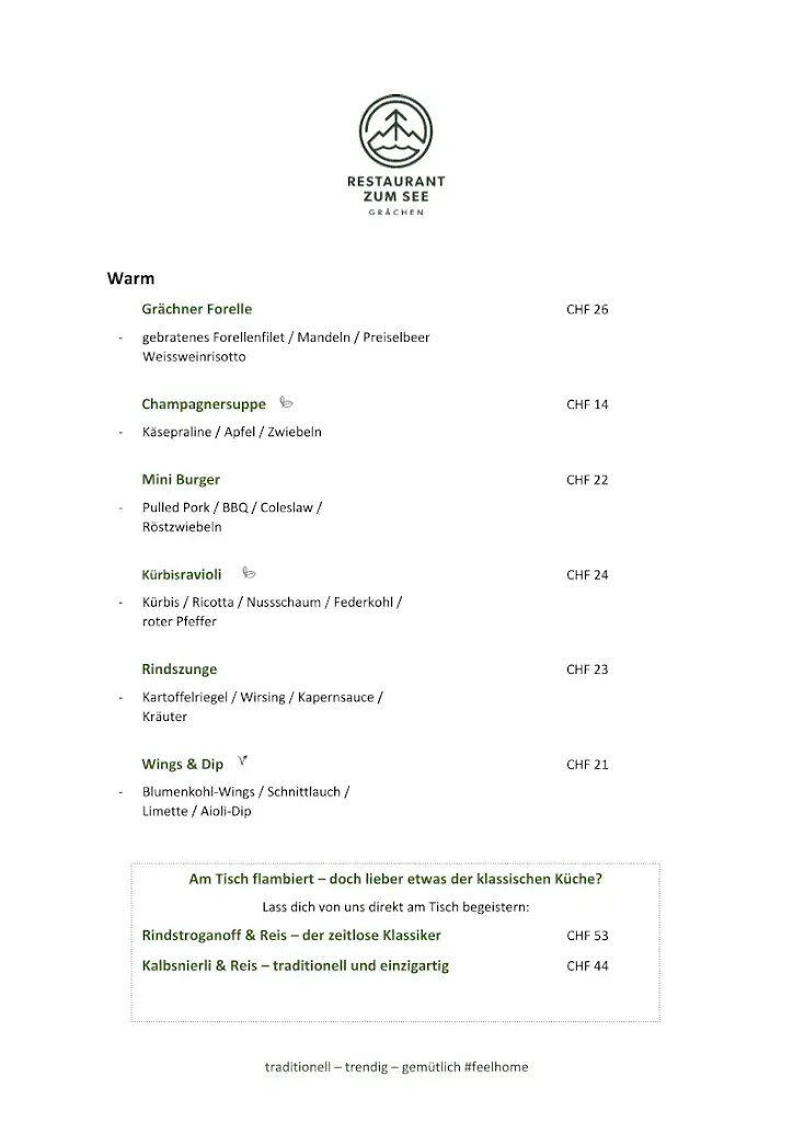 Menu_Restaurant zum See / Pension Aaron_Grächen_image_1