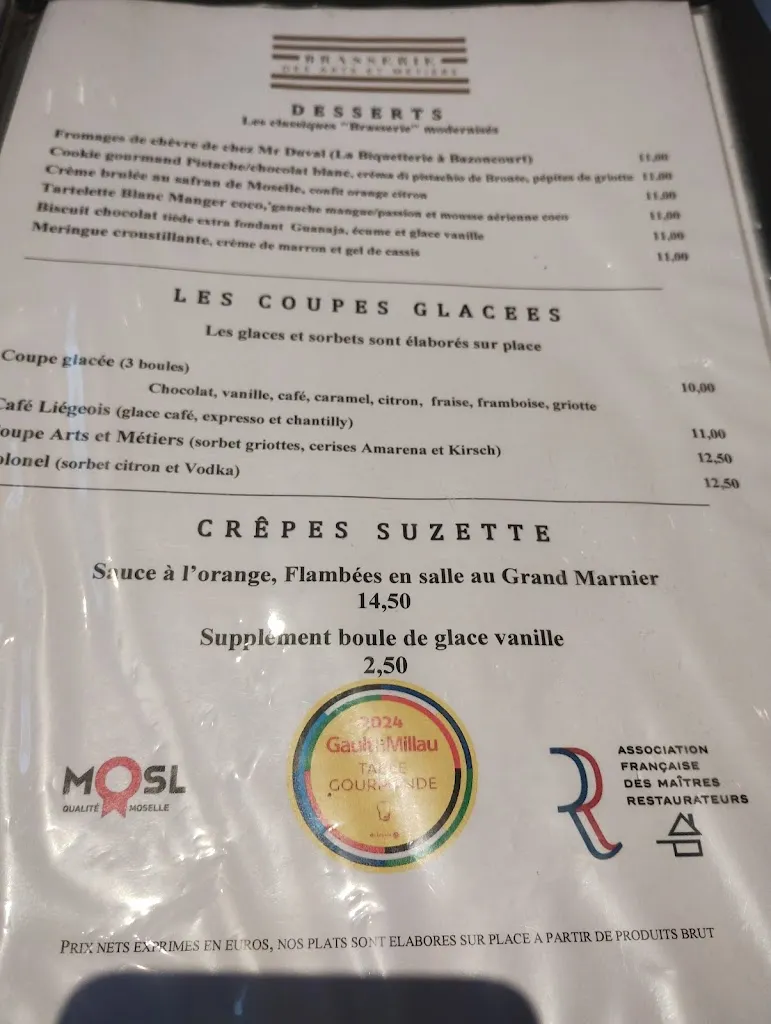Menu_Les Arts et Métiers_Metz_image_3
