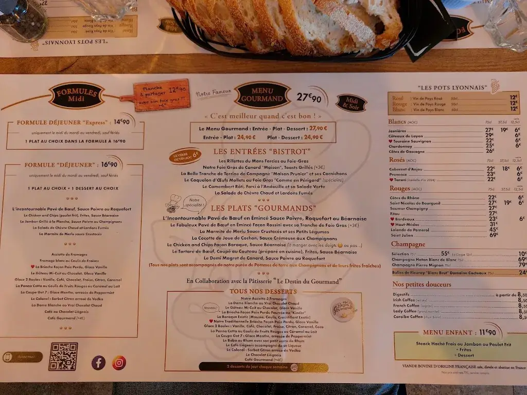 Menu_La Baraque (Arnage)_Arnage_image_2