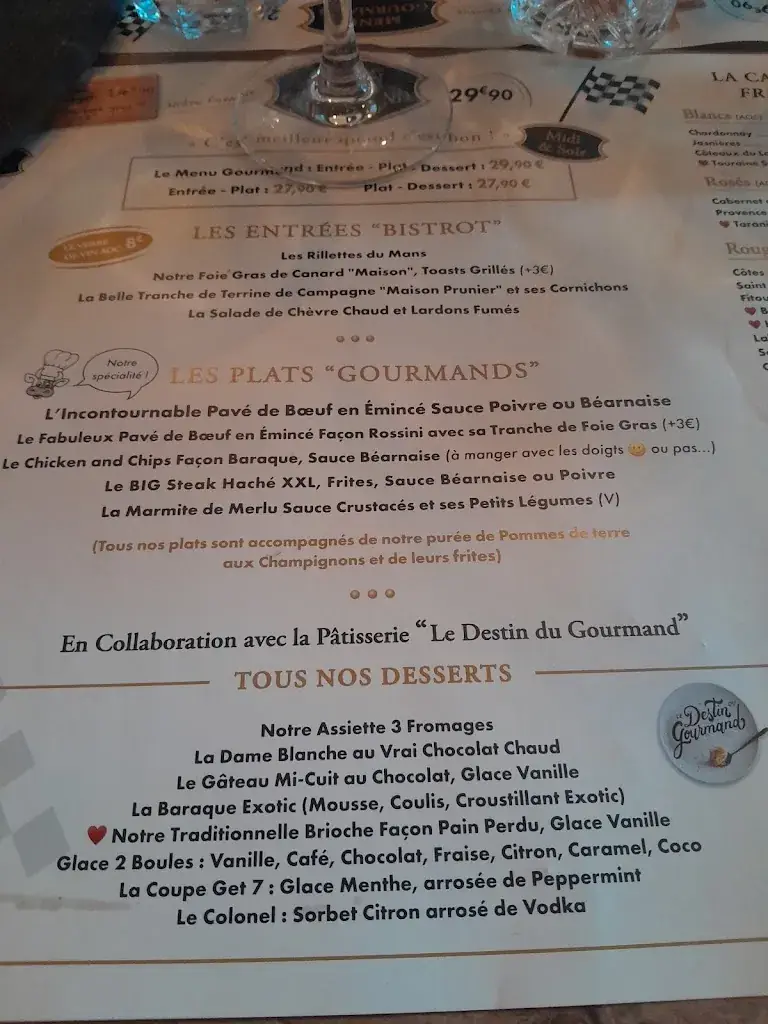 Menu_La Baraque (Arnage)_Arnage_image_3