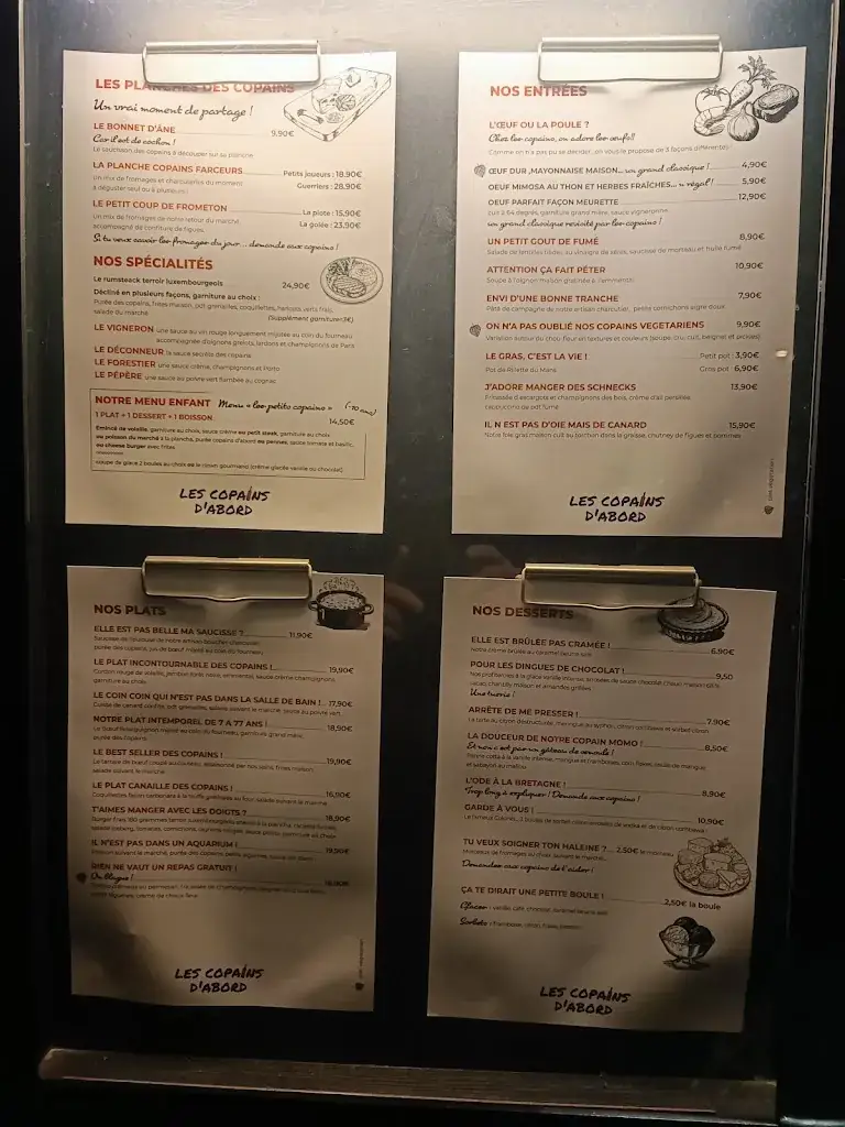 Menu_Les Copains d'Abord_Metz_image_1