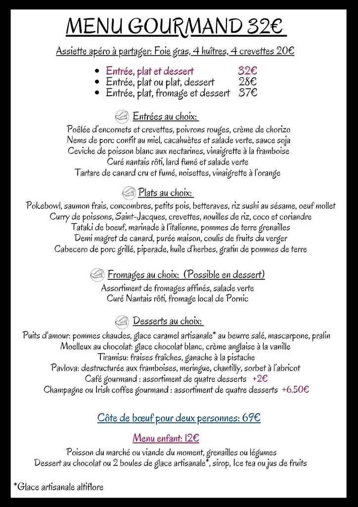 Menu_Le Retz Restaurant Pornic_Pornic_image_1