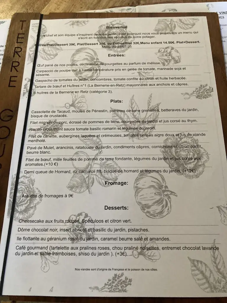 Menu_Restaurant de l'Éco-Domaine La Fontaine | Pornic_Pornic_image_2