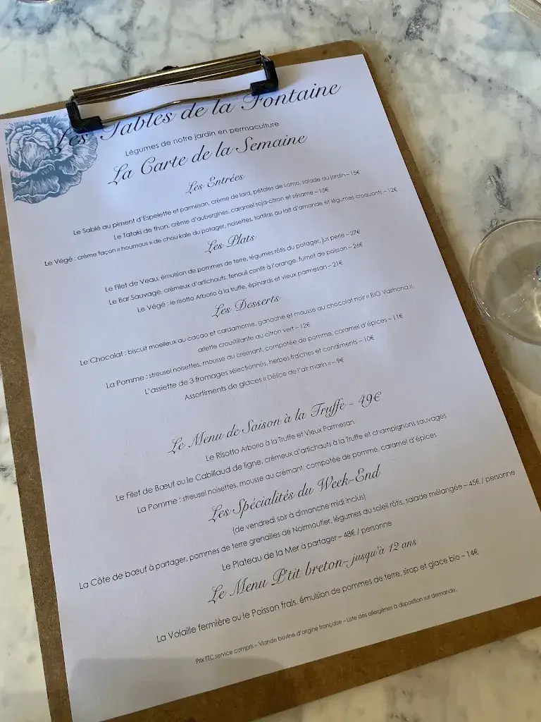 Menu_Restaurant de l'Éco-Domaine La Fontaine | Pornic_Pornic_image_4