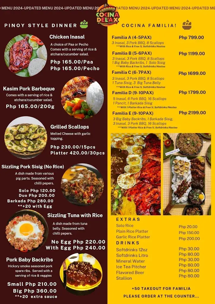 Menu_Cocina DeLax_Philippines_image_1