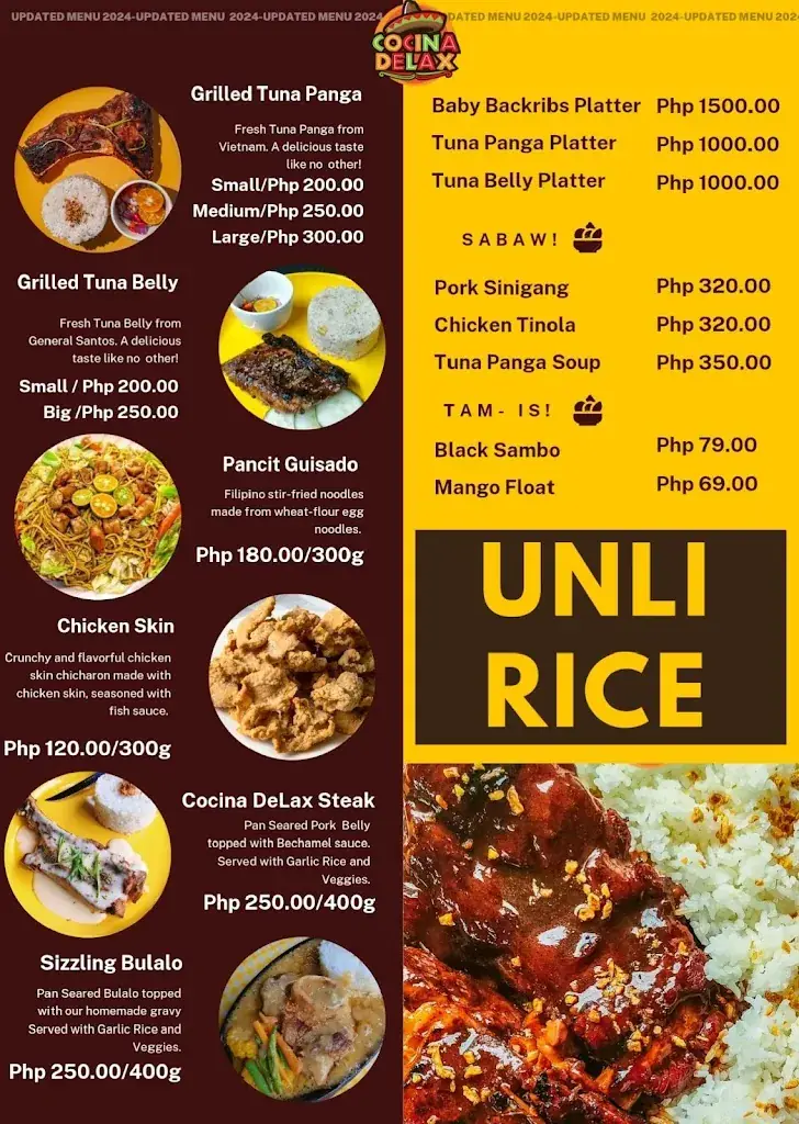 Menu_Cocina DeLax_Philippines_image_2