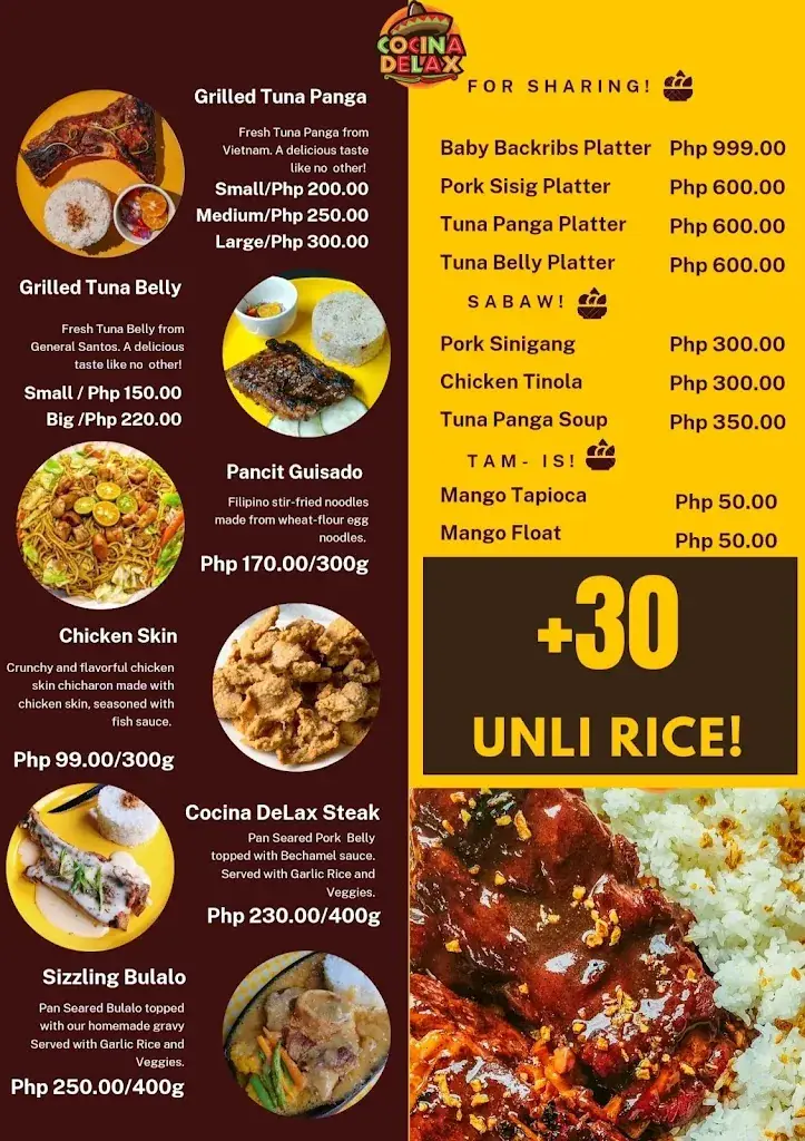 Menu_Cocina DeLax_Philippines_image_4