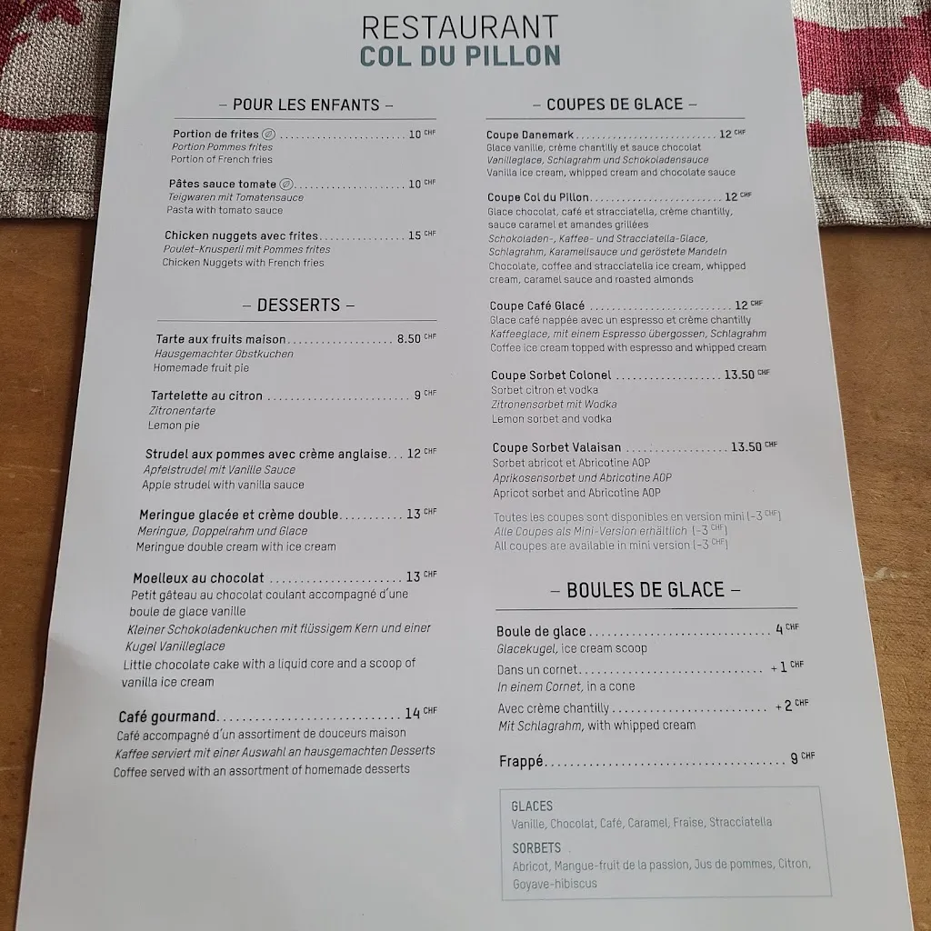 Menu_Restaurant Col du Pillon_Diablerets_image_4