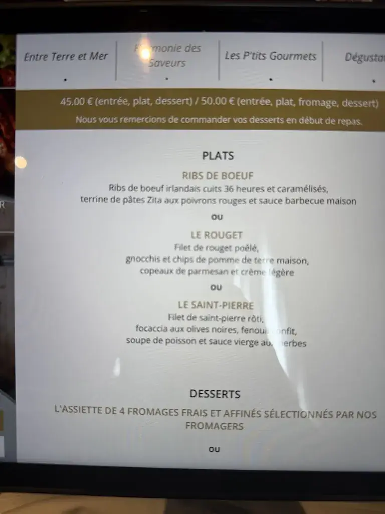 Menu_Restaurant L'Hoirie_Beaucouzé_image_3