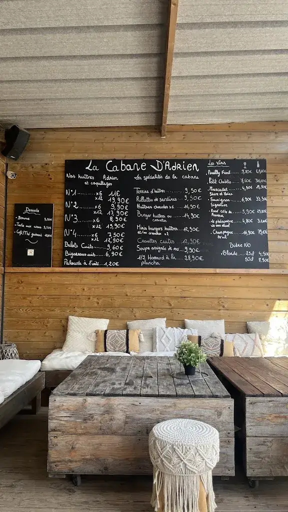 Menu_La Cabane d'Adrien-Ostréiculteur_Guérinière_image_1