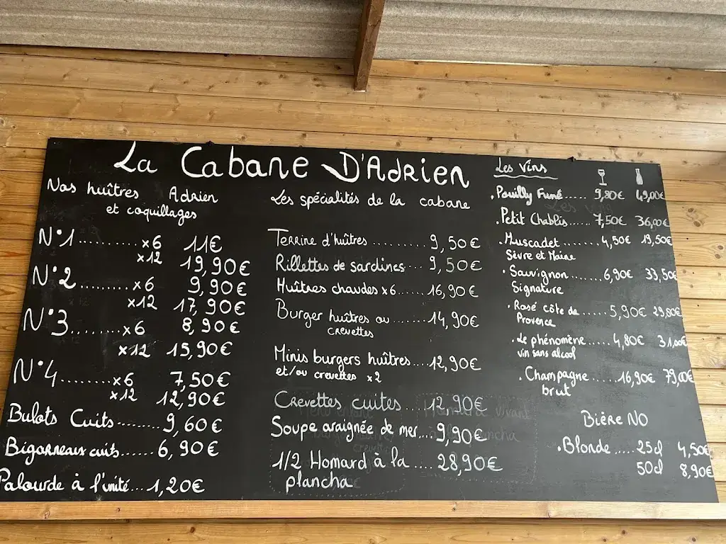 Menu_La Cabane d'Adrien-Ostréiculteur_Guérinière_image_3