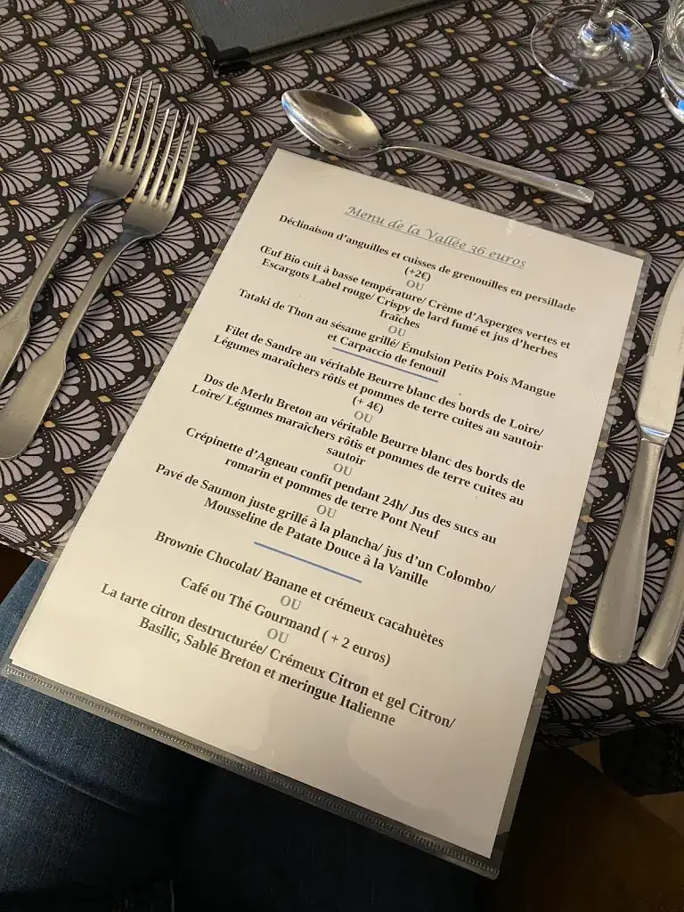 Menu_RESTAURANT LA PIERRE PERCEE_Divatte-sur-Loire_image_2