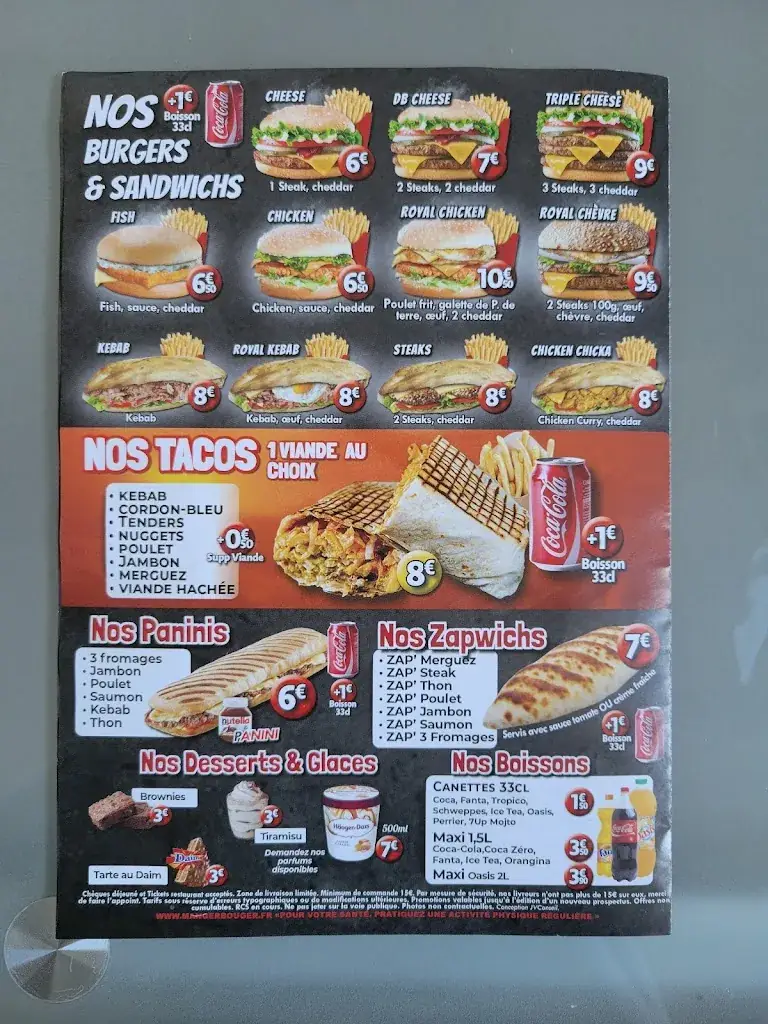 Menü_Top Pizza_Baugé-en-Anjou_Bild_1