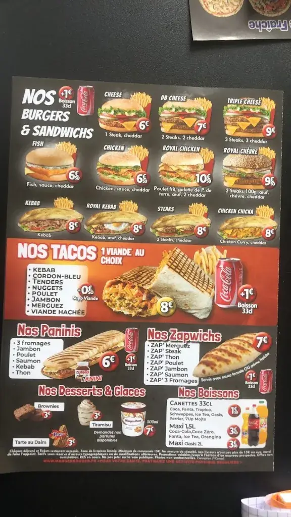 Menü_Top Pizza_Baugé-en-Anjou_Bild_2